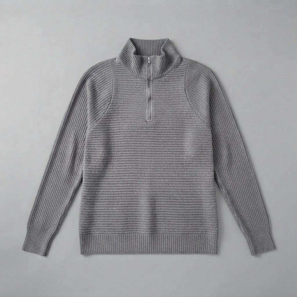 Antonia | Women's Ribbed Sweater Half-Zip