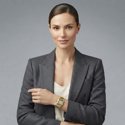 Arlette | Women's Square Watch Bracelet