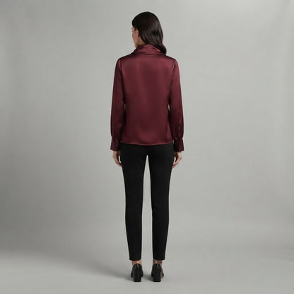 Cowl Neck Blouse | Women's Long Sleeve Tops