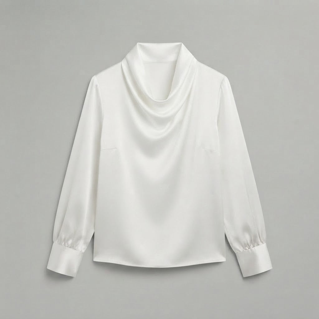 Cowl Neck Blouse | Women's Long Sleeve Tops