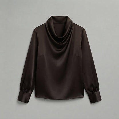 Cowl Neck Blouse | Women's Long Sleeve Tops