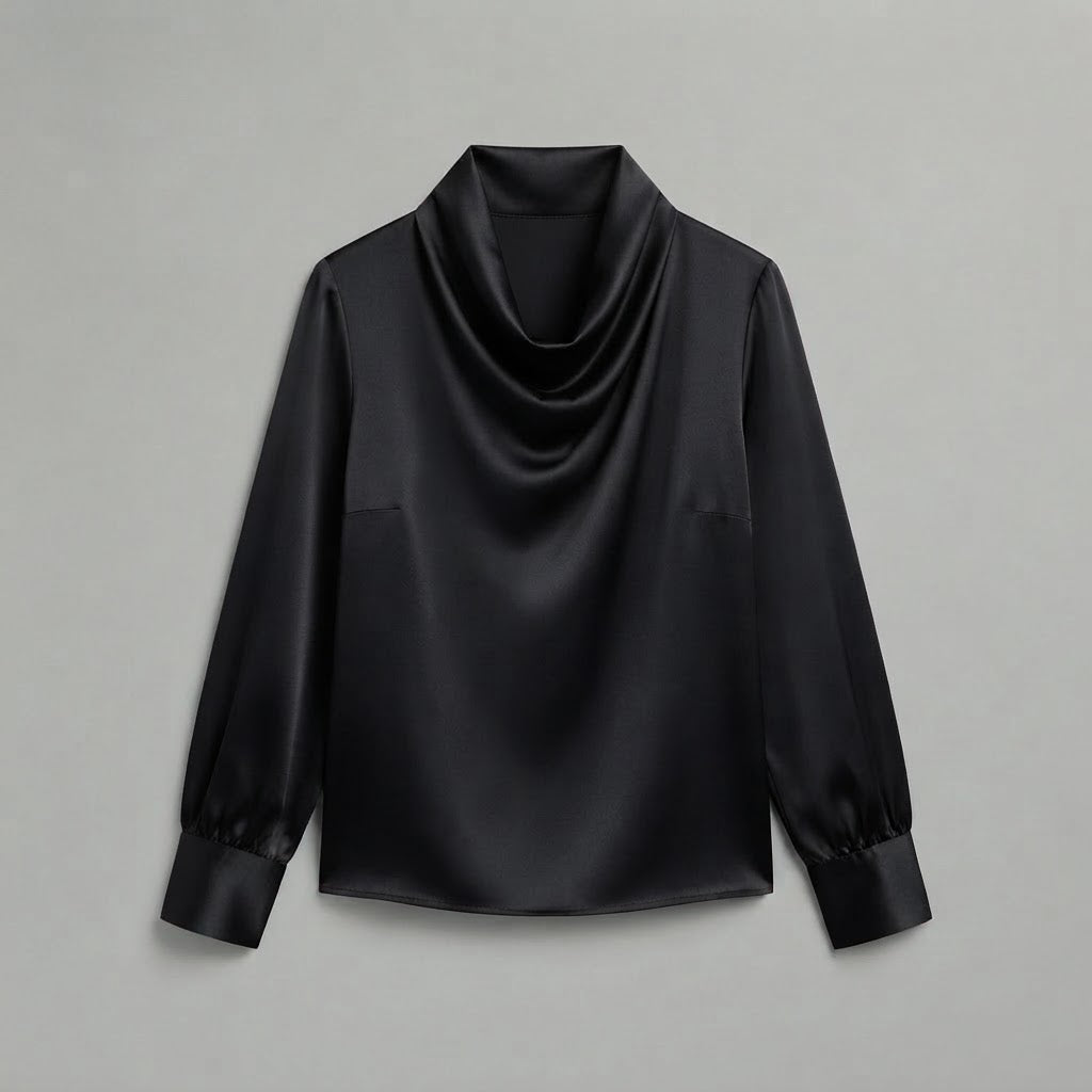 Cowl Neck Blouse | Women's Long Sleeve Tops