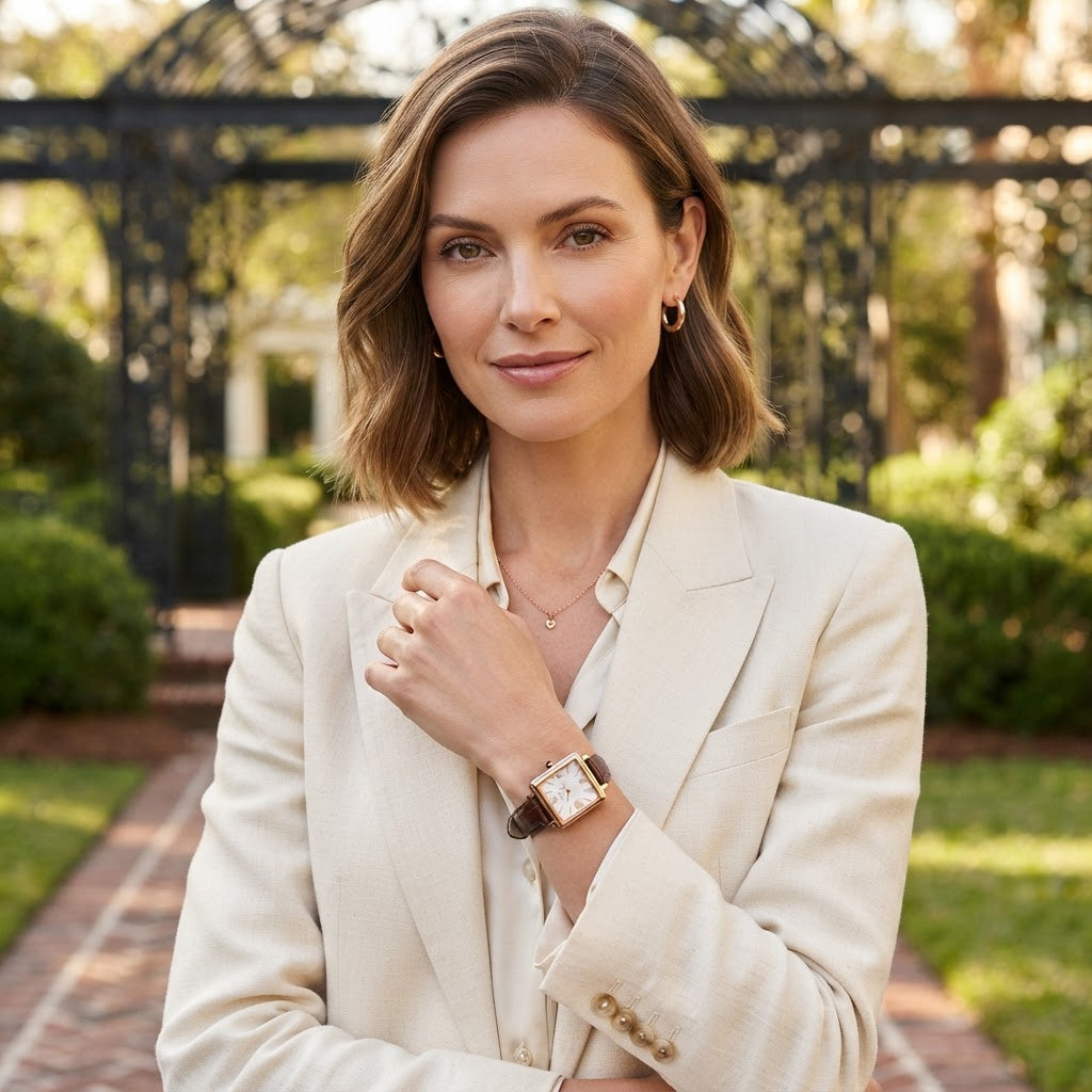 Lucina | Square Watch with Dial