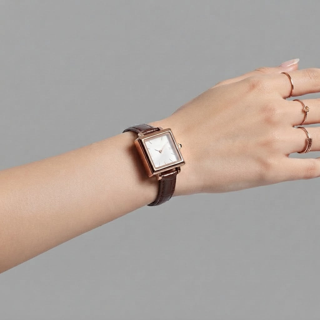 Lucina | Square Watch with Dial