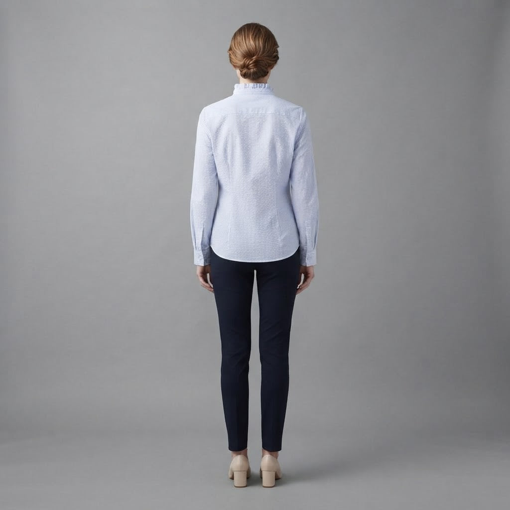 Ruffle Long Sleeve Blouse | Women's Blouse