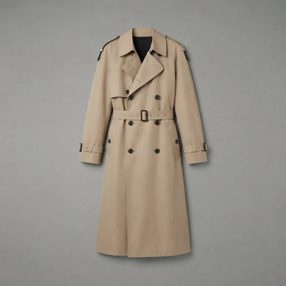 Trench Coat Women | Long Double-Breasted Stylish Outerwear