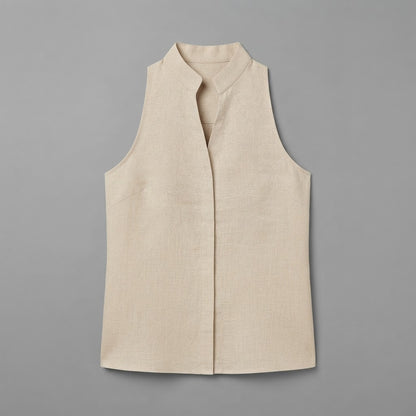 V-Notch Blouse | Women's Sleeveless Top