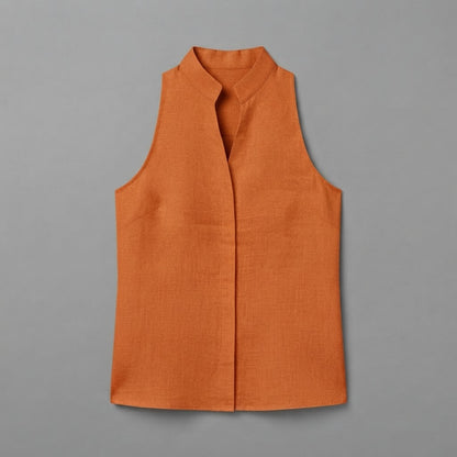 V-Notch Blouse | Women's Sleeveless Top