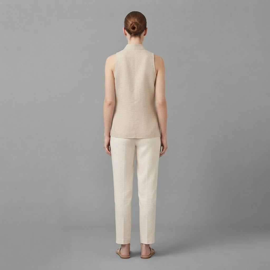 V-Notch Blouse | Women's Sleeveless Top