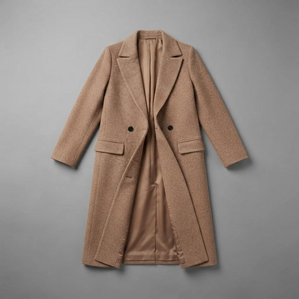 Women's Blend Coat | Long Coat for Elegance