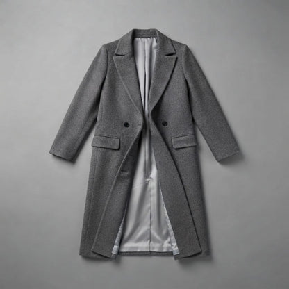 Women's Blend Coat | Long Coat for Elegance