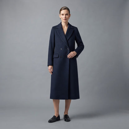 Women's Blend Coat | Long Coat for Elegance