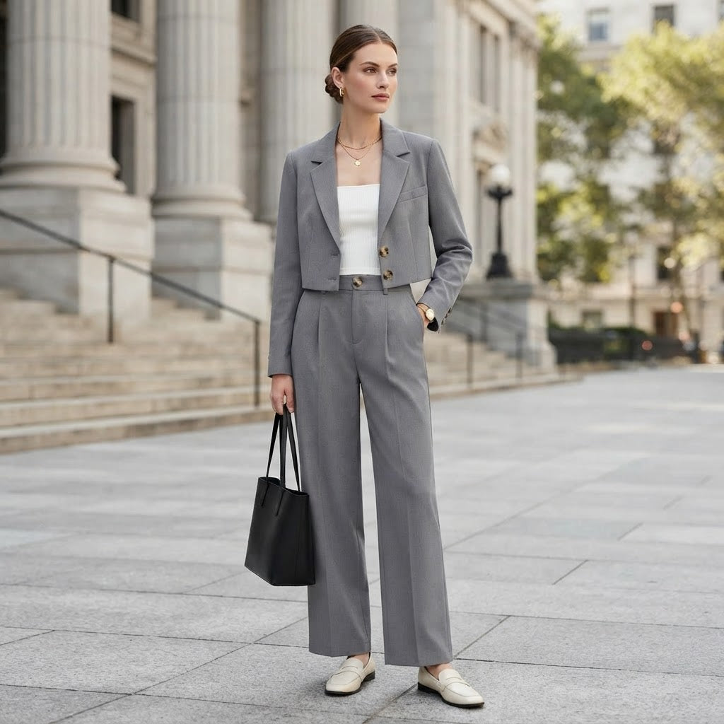 Women's Blazer & Wide Leg Trousers | Pant Suits for Women