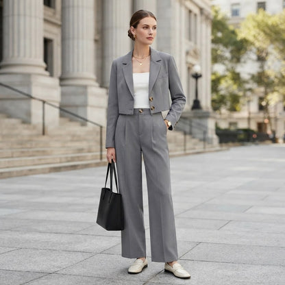 Women's Blazer & Wide Leg Trousers | Pant Suits for Women